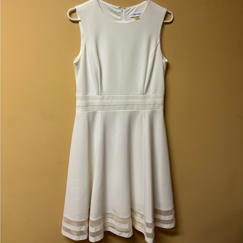 Calvin Klein White Mini Dress